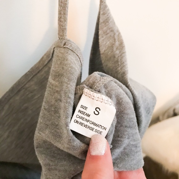 SMALL Grey Soft Tank Top - Picture 3 of 4
